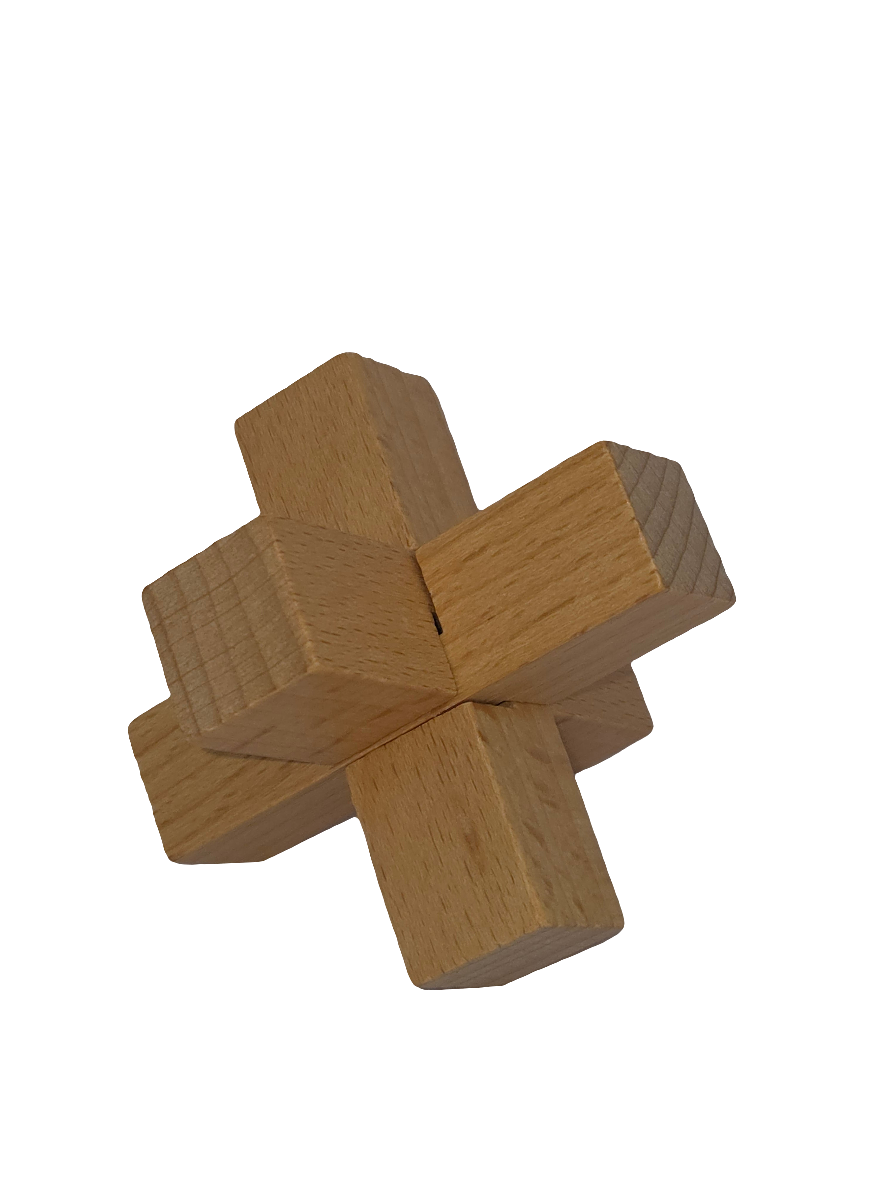 3D Wooden Puzzle (Level 1)