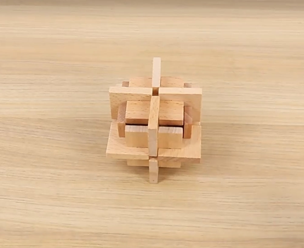 3D Wooden Puzzle (Level 3)