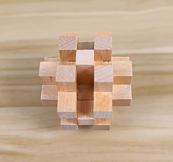 3D Wooden Puzzle (Level 4)