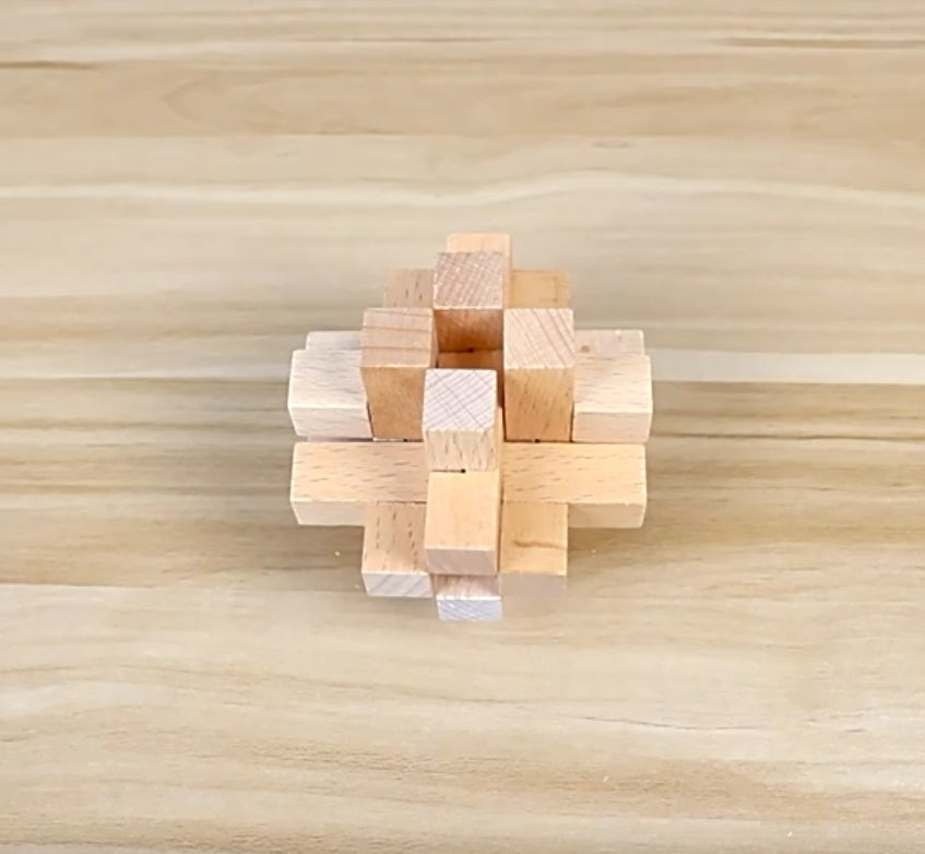 3D Wooden Puzzle (Level 4)