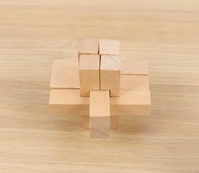 3D Wooden Puzzle (Level 3)
